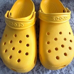 CROCS Bright Yellow Sandals